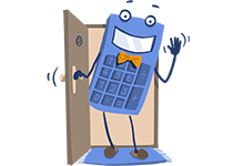 Maskot kalkulačka – poistenie nehnuteľnosti