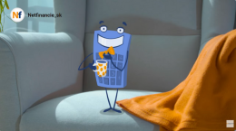 maskot kalkulacky na gauci