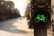 semafor so znakom bicykla