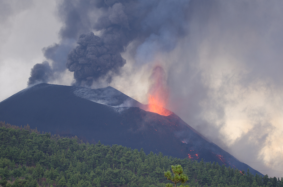 výbuch sopky na La Palma