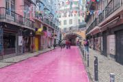 ružová ulica v Lisabone